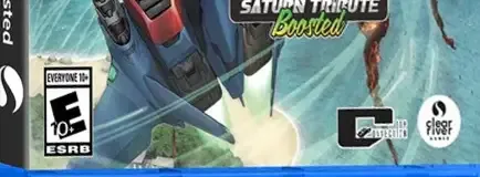 Batsugun Saturn Tribute Boosted, the ESRB box on its front