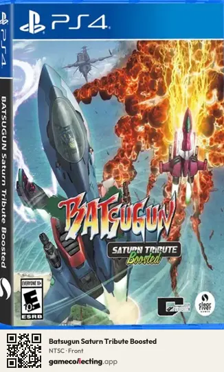 Batsugun Saturn Tribute Boosted PlayStation 4, NTSC box front