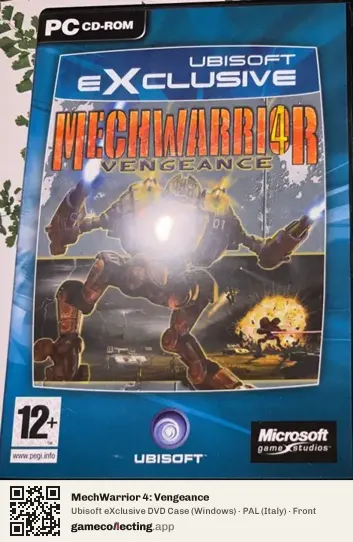 MechWarrior 4: Vengeance Computer, Italy box front