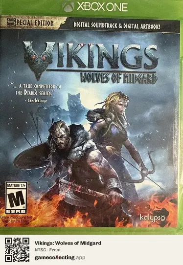Vikings: Wolves of Midgard Xbox One, NTSC box front