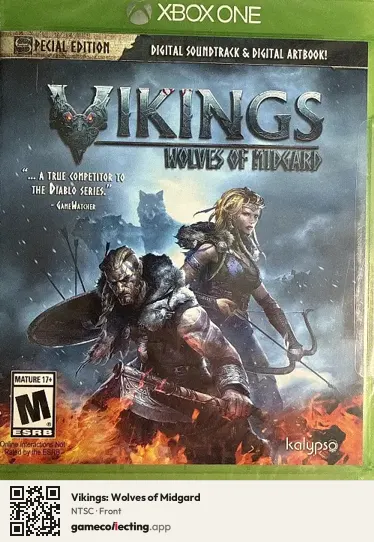 Vikings: Wolves of Midgard Xbox One, NTSC box front