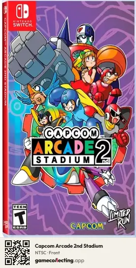 Capcom Arcade 2nd Stadium Nintendo Switch, NTSC box front