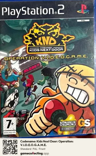 Codename: Kids Next Door: Operation: V.I.D.E.O.G.A.M.E. PlayStation 2, PAL box front