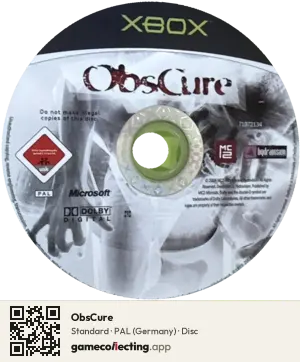 ObsCure Xbox, PAL disc