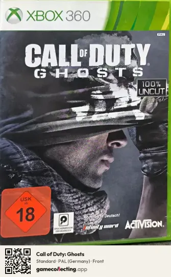 Call of Duty: Ghosts Xbox 360, Germany box front