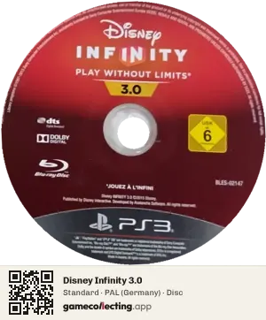 Disney Infinity 3.0 PlayStation 3, PAL disc