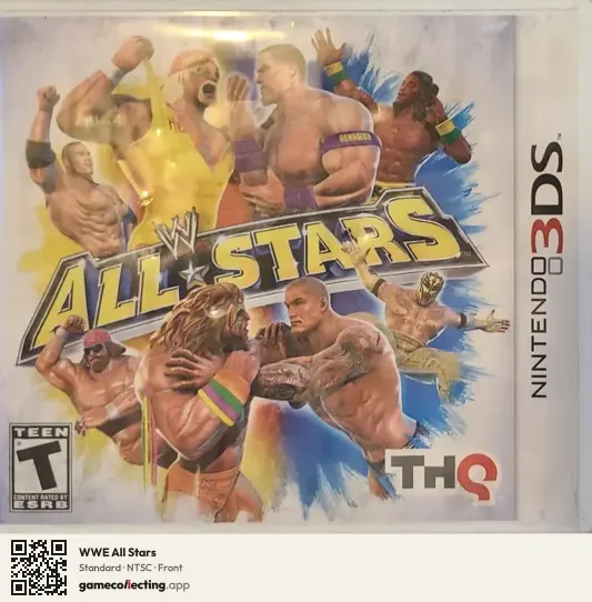 WWE All Stars Nintendo 3DS, NTSC box front