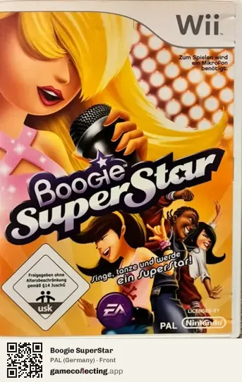 Boogie SuperStar Nintendo Wii, Germany box front