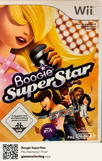 Boogie SuperStar Nintendo Wii, Germany box front