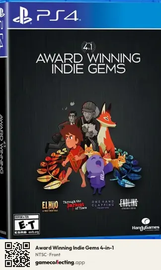 Award Winning Indie Gems 4-in-1 PlayStation 4, NTSC box front