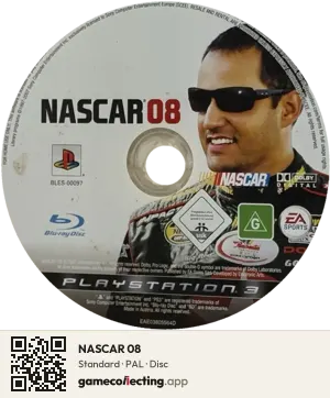 NASCAR 08 PlayStation 3, PAL disc