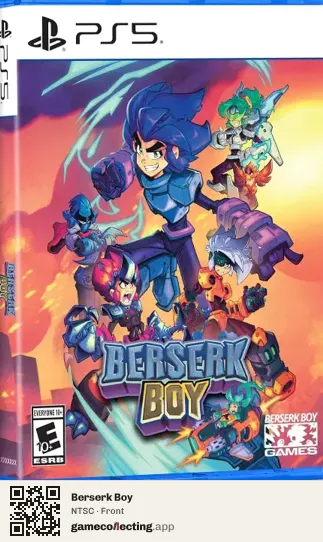 Berserk Boy PlayStation 5, NTSC box front
