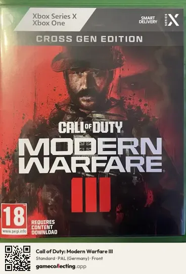 Call of Duty: Modern Warfare III Xbox One, Germany box front