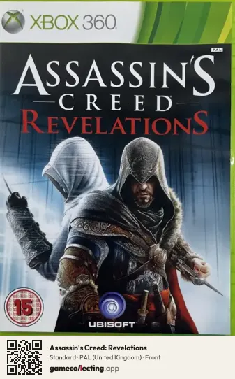 Assassin's Creed: Revelations Xbox 360, United Kingdom box front