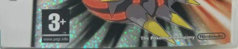 Pokémon Platinum Version, the PEGI square on its front