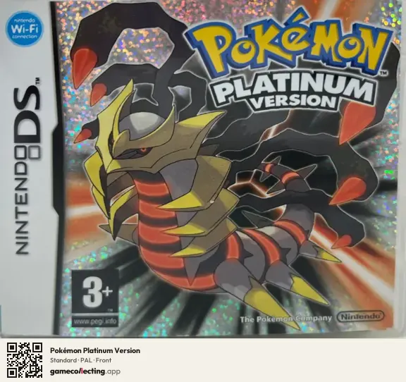 Pokémon Platinum Version Nintendo DS, PAL box front