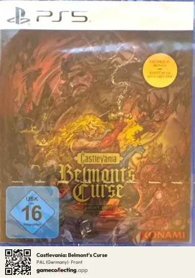 Castlevania: Belmont's Curse PlayStation 5, Germany box front