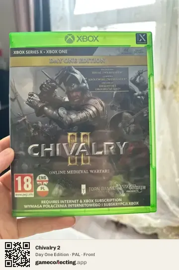 Chivalry 2 Xbox Series X, PAL box front