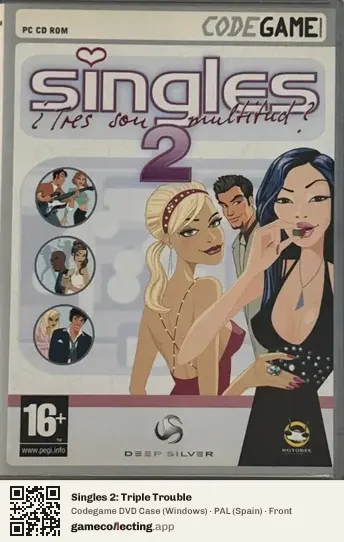 Singles 2: Triple Trouble Computer, Spain box front