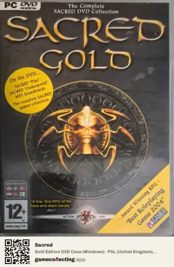 Sacred Computer, United Kingdom box front