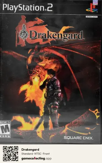 Drakengard PlayStation 2, NTSC box front