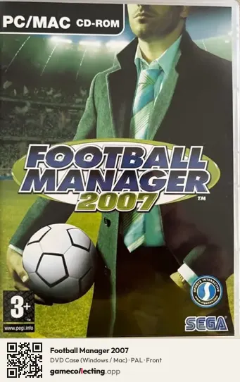 Football Manager 2007 Computer, PAL box front