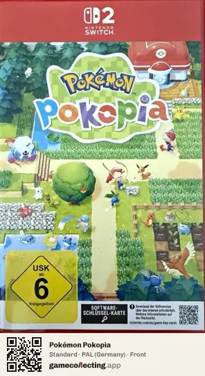 Pokémon Pokopia Nintendo Switch 2, Germany box front