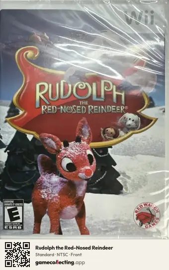 Rudolph the Red-Nosed Reindeer Nintendo Wii, NTSC box front