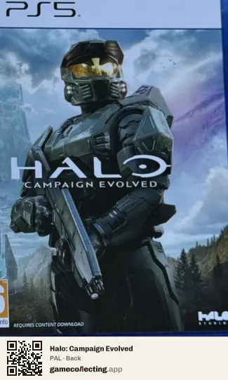 Halo: Campaign Evolved PlayStation 5, PAL box back