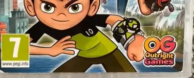 Ben 10: Power Trip, the PEGI square on its front