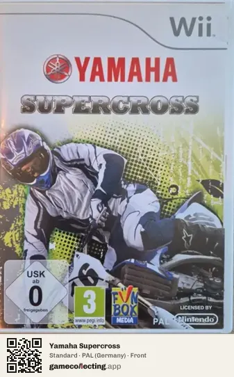 Yamaha Supercross Nintendo Wii, Germany box front