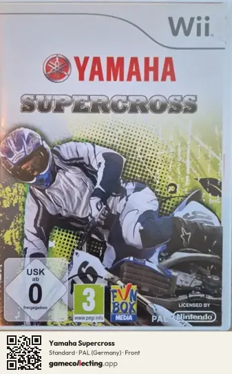 Yamaha Supercross Nintendo Wii, Germany box front