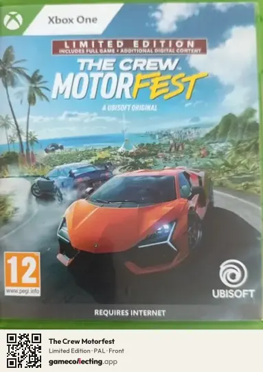 The Crew Motorfest Xbox One, PAL box front