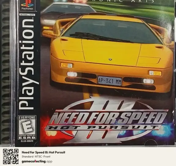 Need for Speed III: Hot Pursuit PlayStation, NTSC box front