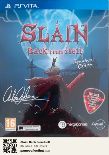 Slain: Back from Hell PlayStation Vita, PAL box front