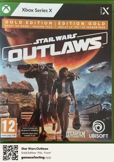Star Wars Outlaws Xbox Series X, PAL box front