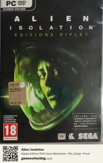 Alien: Isolation Computer, Italy box front