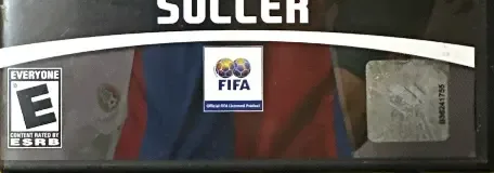 FIFA 07, the ESRB box on its front
