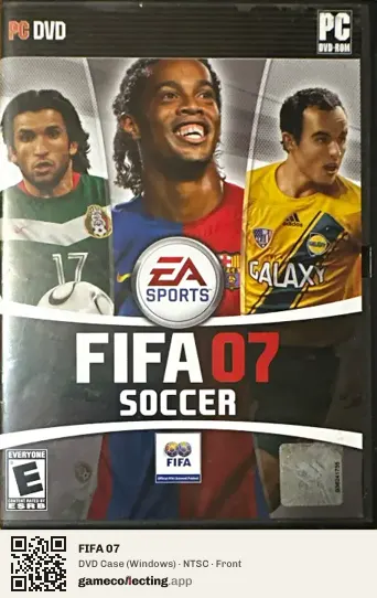 FIFA 07 Computer, NTSC box front