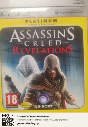 Assassin's Creed: Revelations PlayStation 3, Spain box front