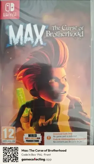 Max: The Curse of Brotherhood Nintendo Switch, PAL box front