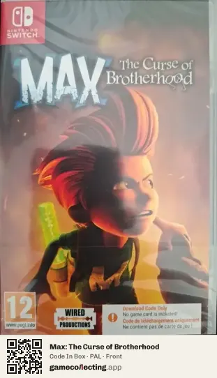 Max: The Curse of Brotherhood Nintendo Switch, PAL box front