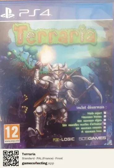 Terraria PlayStation 4, France box front