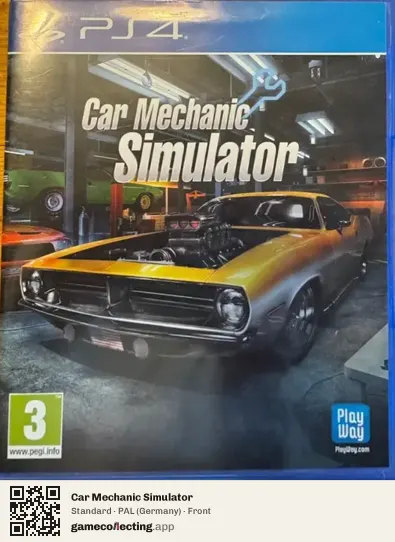 Car Mechanic Simulator PlayStation 4, Germany box front