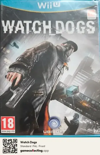 Watch Dogs Nintendo Wii U, PAL box front