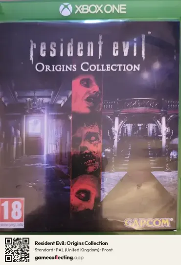 Resident Evil: Origins Collection Xbox One, United Kingdom box front