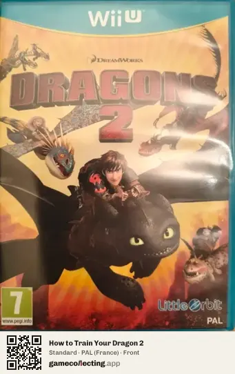 How to Train Your Dragon 2 Nintendo Wii U, France box front