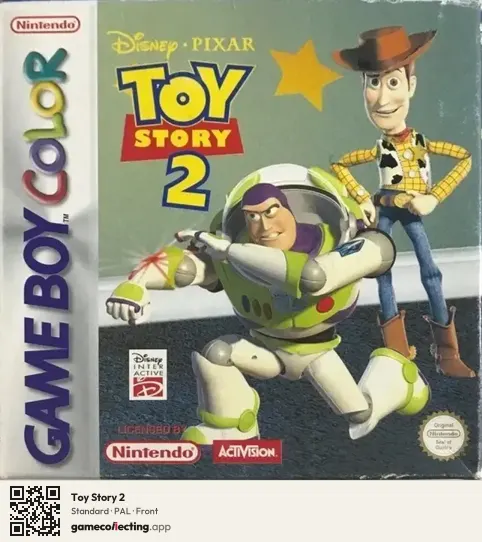 Toy Story 2 Game Boy Color, PAL box front