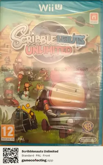 Scribblenauts Unlimited Nintendo Wii U, PAL box front
