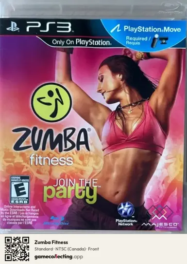 Zumba Fitness PlayStation 3, Canada box front